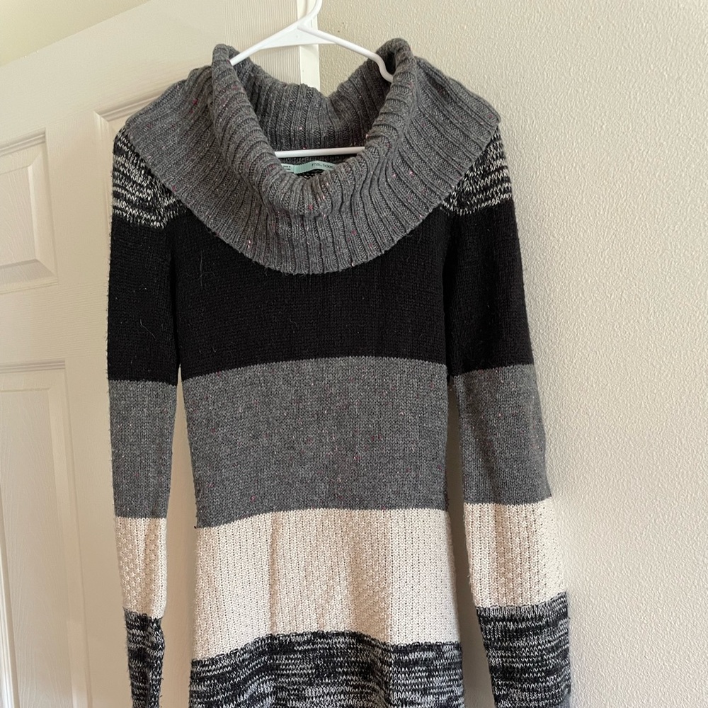 Small, Maurice’s knee length sweater dress with slip.